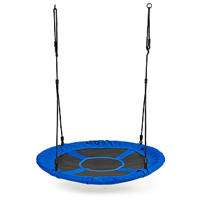 Zahradní houpačka hnízdo pro čápy 100 cm modrá ECOTOYS