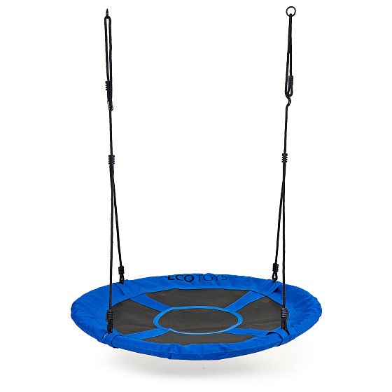 Zahradní houpačka hnízdo pro čápy 100 cm modrá ECOTOYS