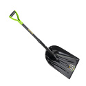 Lopata na sníh a obilí 36,5cm plastová se sklolaminátovou násadou krátká 115cm Procraft GPS-1150