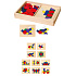 VIGA Drewniana Mozaika Geometryczna Klocki Dienesa Układanka Logiczna Montessori148 el