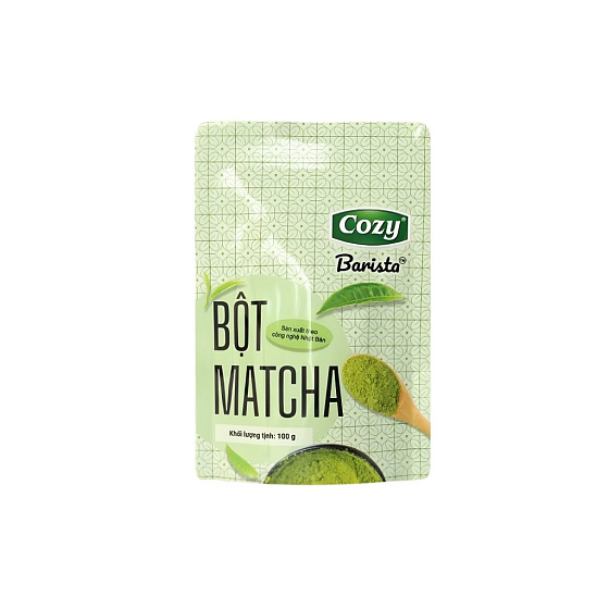 Cozy Barista Matcha 100 g - Prémiový bio japonský zelený čajový prášek