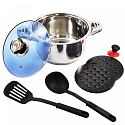 Royalty Line RL-16RGNM: 16 Pieces Premium Stainless Steel Cookware Set