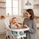 Skládací židlička na krmení dětí s hračkami ECOTOYS