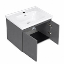 Závěsná koupelnová skříňka s umyvadlem + zrcadlo sada nábytku ModernHome