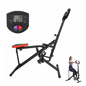 I-Kracht KT-00131: Total Fitness Crunch s digitálním monitorem (Černá)