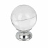 U Gałka CRYSTAL D30mm M6/Biały
