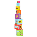 Wieża edukacyjna drewniana sorter kształty nauka liczenia 71cm XXL
