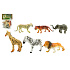 Zvířátka safari ZOO 6ks plast 10cm v sáčku