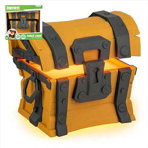 Truhla světlo Fortnite na baterie se zvukem v krabici 16x15x13cm Truhla světlo Fortnite na baterie se zvukem v krabici 16x15x13cm