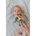 Točáček kytka babyted silikon/plast 9,5x5cm na kartě 0m+