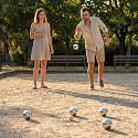 Sada na hru pétanque 6 koulí + pouzdro a příslušenství