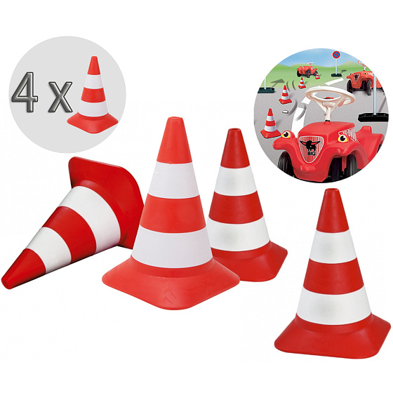 BIG Dopravní kužely Sada 4 kuželů