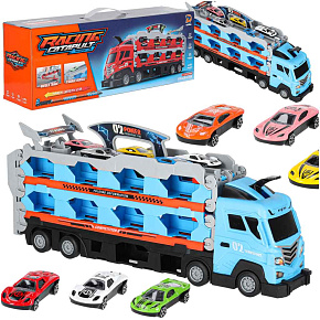 Laweta transporter ciężarówka tor wyścigowy samochodowy 210cm resoraki Laweta transporter ciężarówka tor wyścigowy samochodowy 210cm resoraki