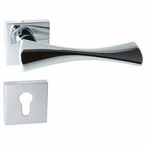 Klika TORA-QR M6 chrom + štít PZ Klika TORA-QR M6 chrom + štít PZ
