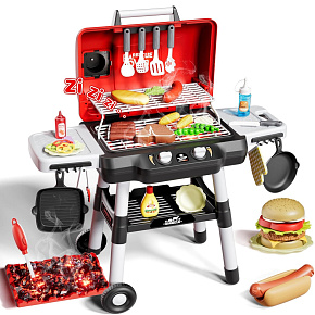 WOOPIE Grill Barbecue Kuchnia Ogrodowa Interaktywna LED Zestaw XL 31 el.