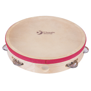 CLASSIC WORLD EDU Hudební nástroj Tamburína 25 cm