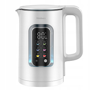 Bezdrátová elektrická konvice 1,5 L s regulací teploty Webber WK110 ELIYA