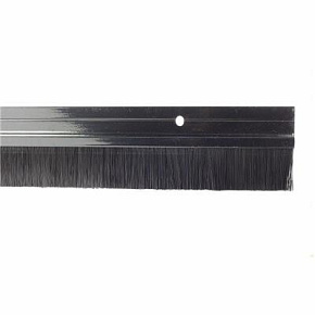 Listwa uszczelniająca ze szczotką 24mm Aluminiowa CZARNA 1mb Listwa uszczelniająca ze szczotką 24mm Aluminiowa CZARNA 1mb