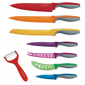 Royalty Line 7 Pieces Multi-Colored Knife Set Royalty Line 7 Pieces Multi-Colored Knife Set