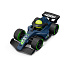 Závodní vůz formule 21cm s figurkou tmavě modrá v krabici 22x10,5x11cm 24m+
