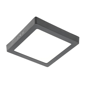 GTV LED stropní svítidlo LD-MAN13W-NBP-10 MATIS Plus 13W černý přisazený, 