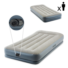 Nafukovací matrace 191x99 cm s pumpou jednolůžková INTEX 64116ND