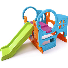 FEBER Velké Hřiště Activity Center Skluzavka 100 cm Lezecká Stěna Tvary