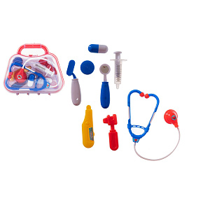 Sada doktor/lékař plast v plastovém kufříku 23x19x6cm v sáčku Sada doktor/lékař plast v plastovém kufříku 23x19x6cm v sáčku