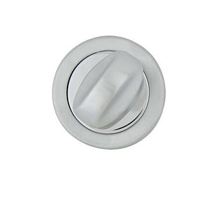Štítek 555 M6/M18 chrom/chrom satén WC