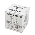 Slova v kostce společenská hra v krabičce 6x6x6cm