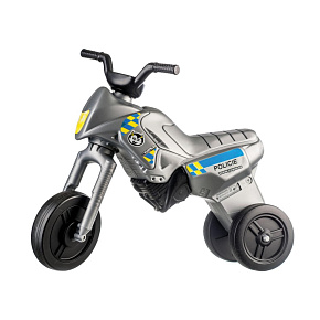 Odrážedlo Enduro Yupee Policie velké plast výška sedadla 31cm nosnost do 25kg 12m+