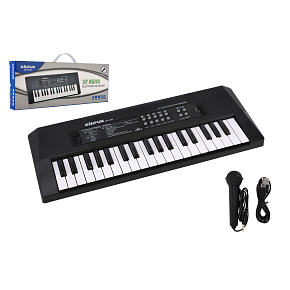 Pianko/Varhany/Klávesy 37 kláves plast 40cm napájení na USB + mikrofon v krabici 41,5x16x4,5cm Pianko/Varhany/Klávesy 37 kláves plast 40cm napájení na USB + mikrofon v krabici 41,5x16x4,5cm