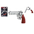 Revolver/Pistole na kapsle 8 ran kov 22cm na kartě