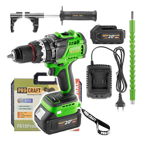 Aku vrtací šroubovák Procraft PA18ProBL-1B-C Aku vrtací šroubovák Procraft PA18ProBL-1B-C