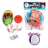Koš na basketbal na přísavky + míček 17cm v sáčku 18x25cm