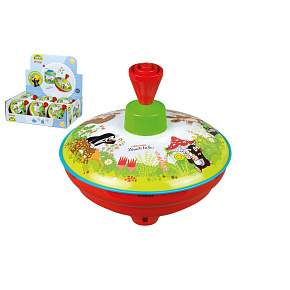 Káča točící Krtek kov/plast 13cm 18m+