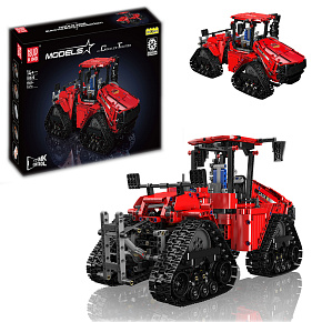 Lebula klocki konstrukcyjne zestaw 1769 el. elementów traktor czerwony rc j Lebula klocki konstrukcyjne zestaw 1769 el. elementów traktor czerwony rc j