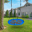 Zahradní houpačka hnízdo pro čápy 100 cm modrá ECOTOYS