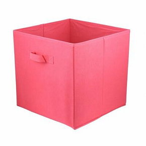 U Pudełko tekstylne 31x31x31 ciemnoróżowe U Pudełko tekstylne 31x31x31 ciemnoróżowe