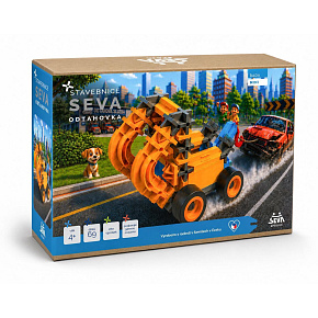 Stavebnice SEVA Mini Odtahovka 69ks v krabici 23x16x7cm