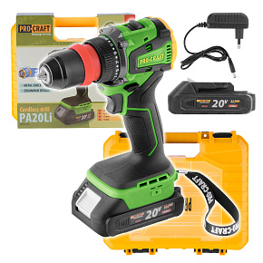 Aku vrtací šroubovák Procraft PA20LiDFR Aku vrtací šroubovák Procraft PA20LiDFR