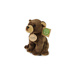 Plyšový medvěd hnědý sedící 15 cm ECO-FRIENDLY Plyšový medvěd hnědý sedící 15 cm ECO-FRIENDLY