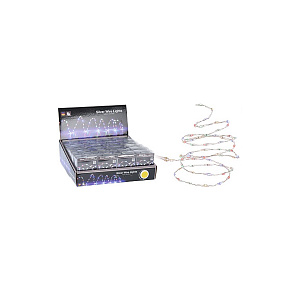 LED světelný řetěz 66 LED Multicolor na baterie