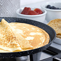 Royalty Line ‎RL-FQN24: Forged Aluminum Pancake Pan with Marble Coating