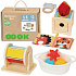 WOOPIE GREEN Box Pudełko XXL Montessori Edukacyjne 6w1 Sensoryczne 5-6 Miesięcy 13el. FSC