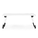 Skládací stolek pod notebook do postele 60x40 cm bílý ModernHome