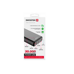 Power bank Power line 30000 mAh 20W Power Delivery Black