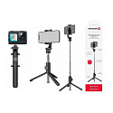 Bluetooth Selfie Stick Aluminum Tripod Pro