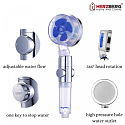 Herzberg Turbo Charger Showerhead - Matte Blue