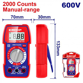 Digitální multimetr 600V RMS 2000 Manual